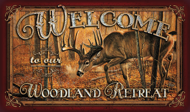 Welcome Deer Door Mat