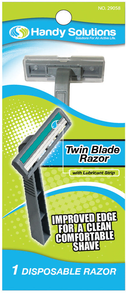 . Case of [288] Men's Twin-blade Razors - 288 Per Case, Lubricant Strip .
