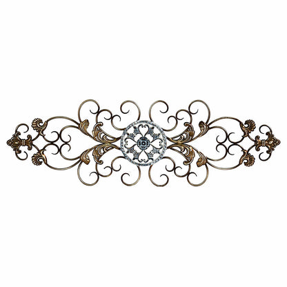 Traditional Blue And White Scroll Wall Decor