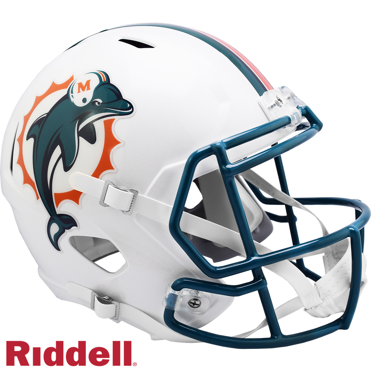 Miami Dolphins Helmet Riddell Replica Full Size Speed Style 1997-2012 T/B