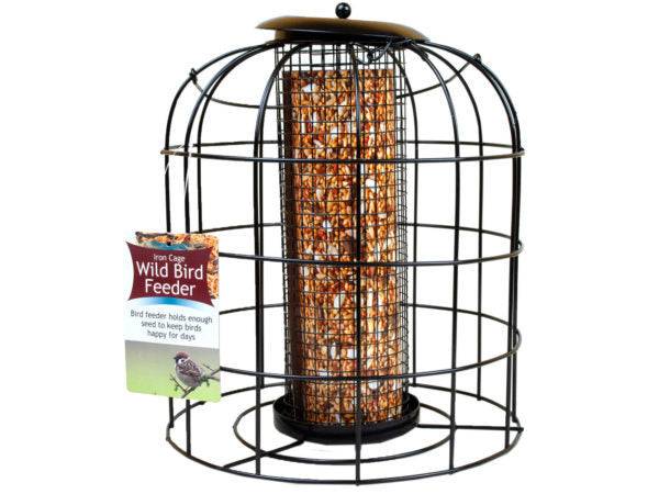 Iron Wire Cage Bird Feeder ( Case of 2 )