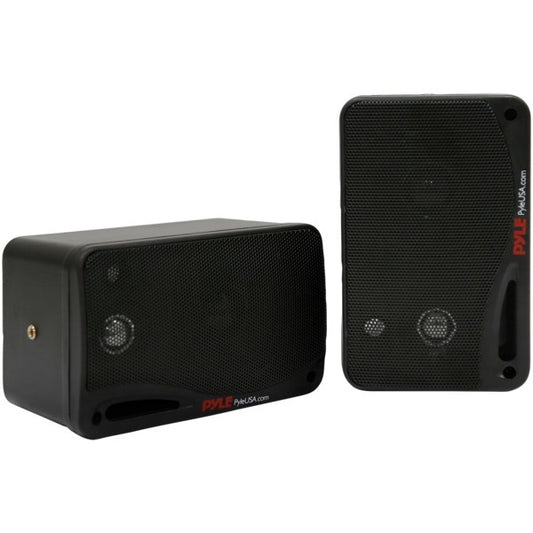 Pyle PDWR42BBT 3.5-Inch 200-Watt 3-Way Indoor/Outdoor Bluetooth Home Speaker System (Black)