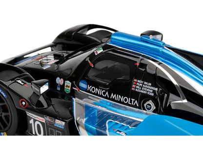 Acura ARX-05 DPi #10 Filipe Albuquerque - Alexander Rossi - Will Stevens - Ricky Taylor "Konica Minolta Acura" Pole Sitter IMSA 24H of Daytona (2022) 1/18 Model Car by Top Speed